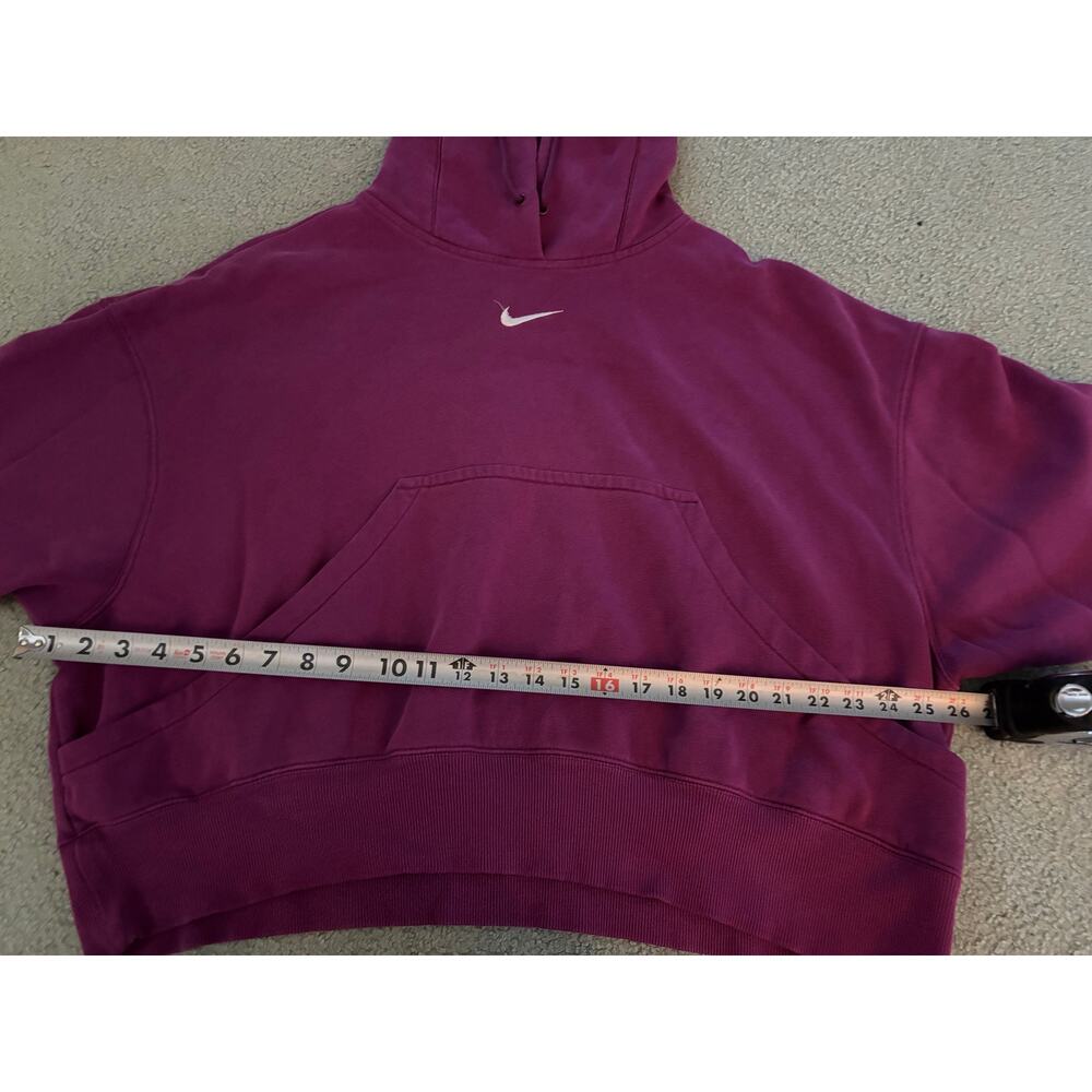 Nike Sportswear Phoenix Fleece Women's Oversized Cropped Hoodie - size M - Picture 4 of 5